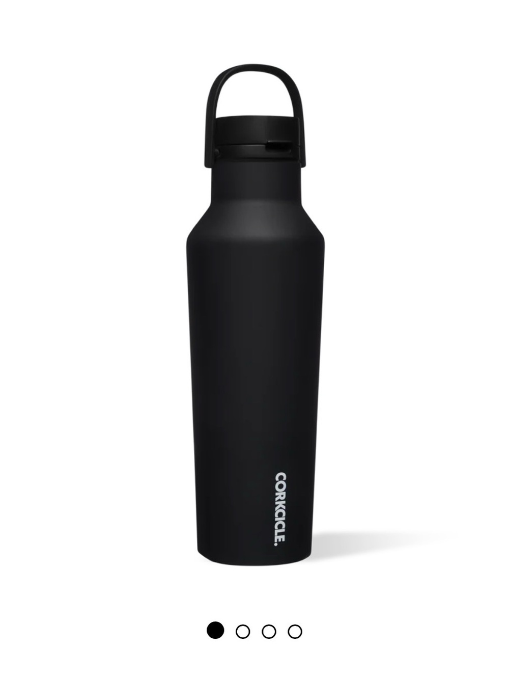 NEW Corkcicle Sport Canteen in matte black 20-ounce